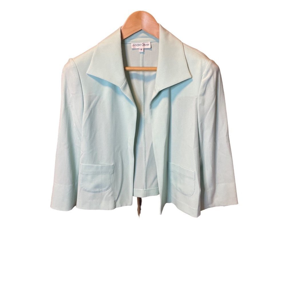 Andre Oliver NWT Short Open Lightweight Jacket Sz 8